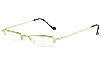 Lunettes Vintage Silhouette Losa Ghini 9122/10 - Demi-monture Marron Argent, Neuf Sans étiquette