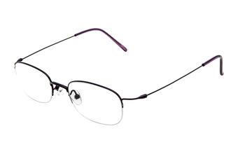 Monture Lunettes Vintage Eyes + More 9008 Or Bronze Demi-contour - Largeur Verre 49mm, Branches 140mm, Neuve